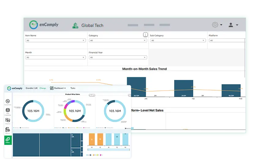 GST/VAT automation dashboard