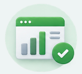 Live KPI dashboards