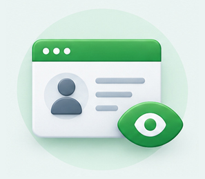 Receiving entity transparency portal